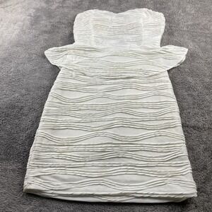 Coveted Clothing Mini Dress Womens 2 White Sleeveless